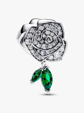 Pandora Sparkling Rose in Bloom Charm